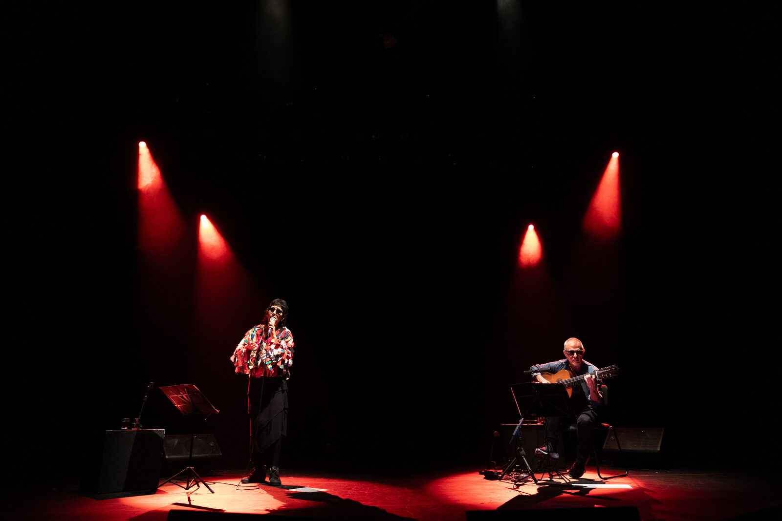 Swami Jr. and Luísa Lacerda at Sesc Belenzinho