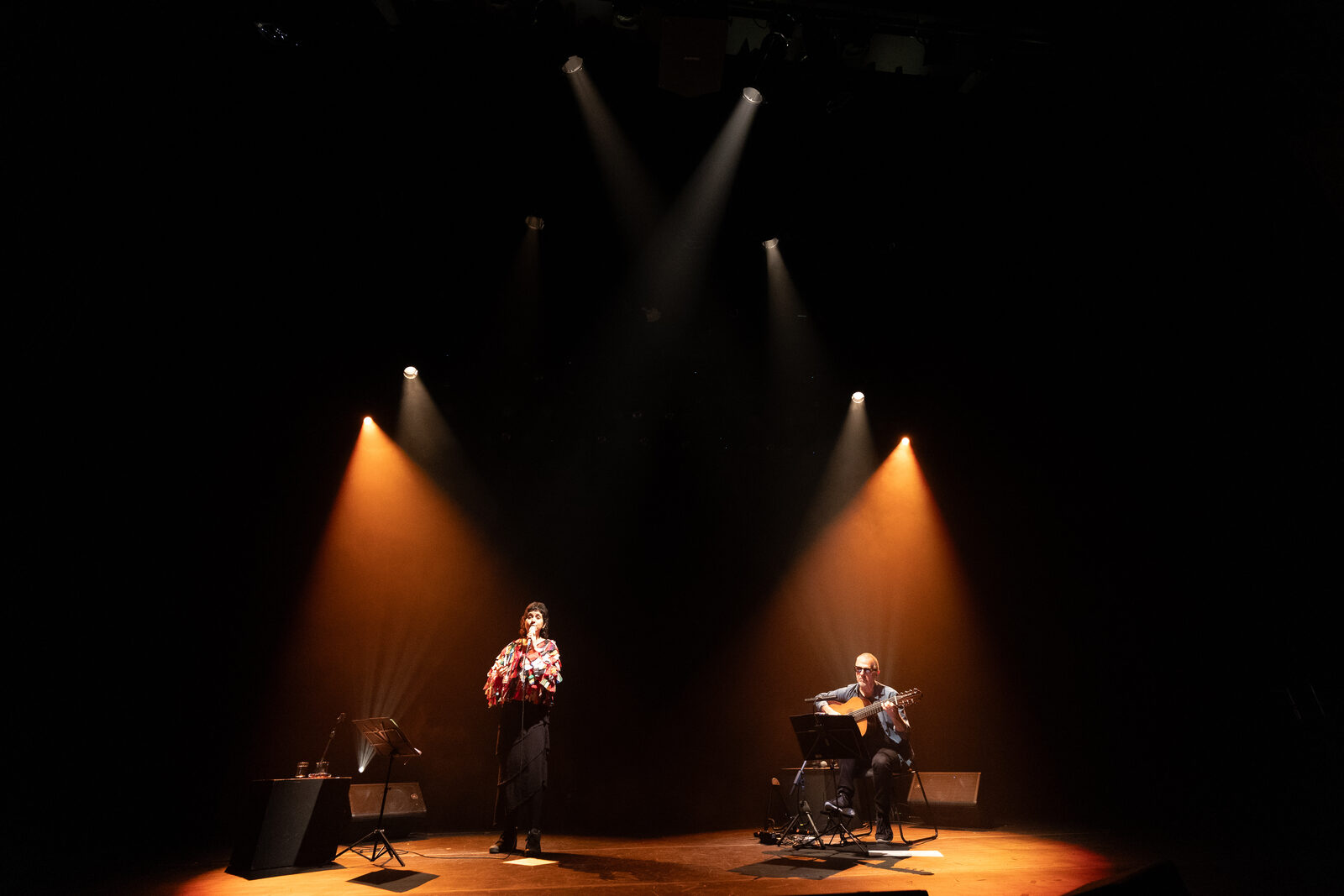 Swami Jr. and Luísa Lacerda at Sesc Belenzinho