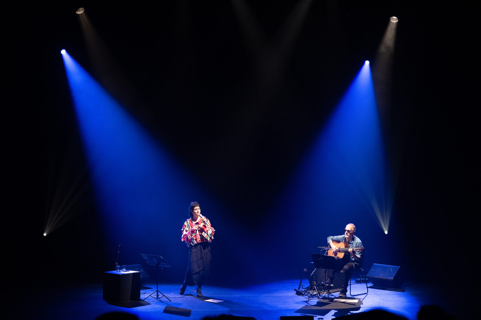 Swami Jr. and Luísa Lacerda at Sesc Belenzinho