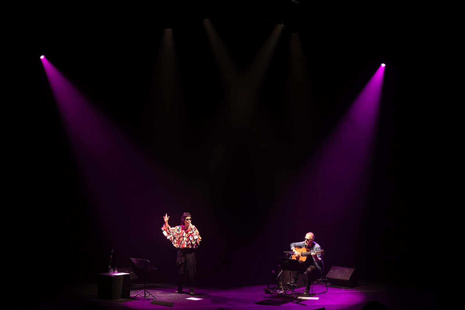 Swami Jr. and Luísa Lacerda at Sesc Belenzinho