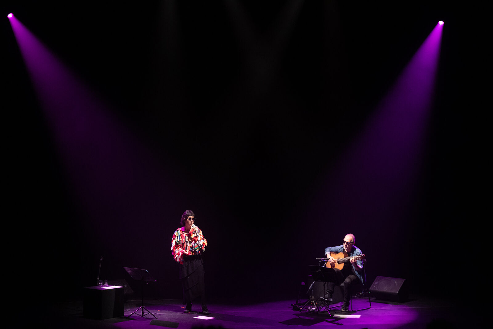 Swami Jr. and Luísa Lacerda at Sesc Belenzinho