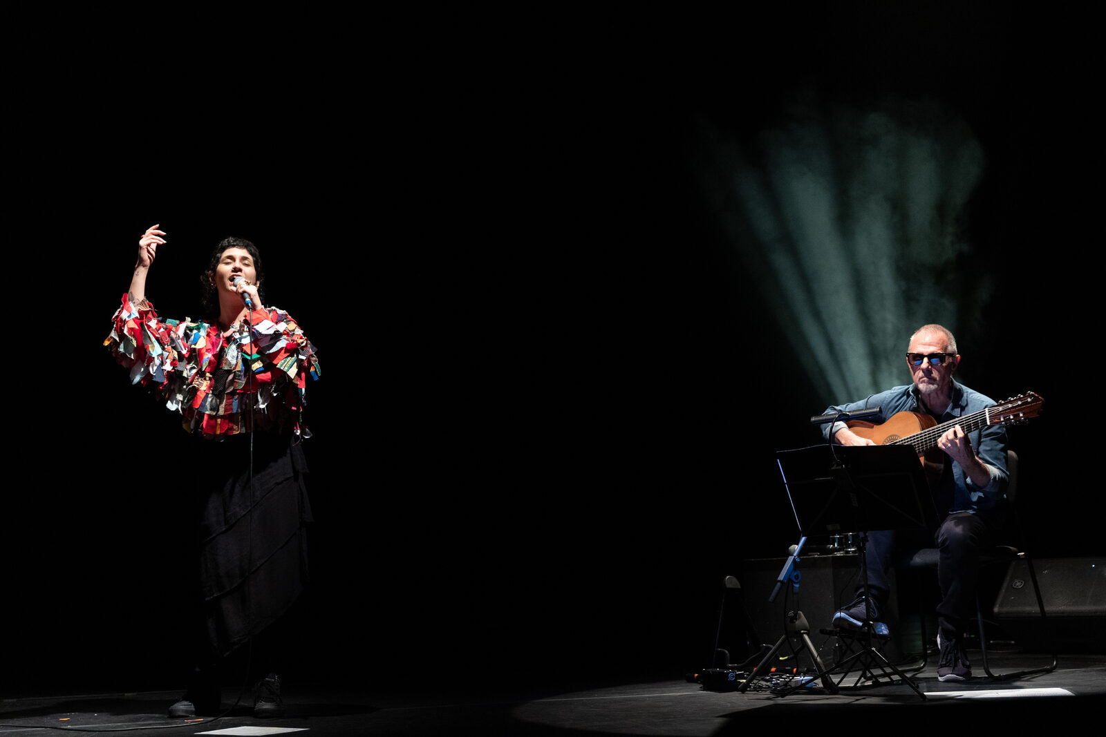 Swami Jr. and Luísa Lacerda at Sesc Belenzinho