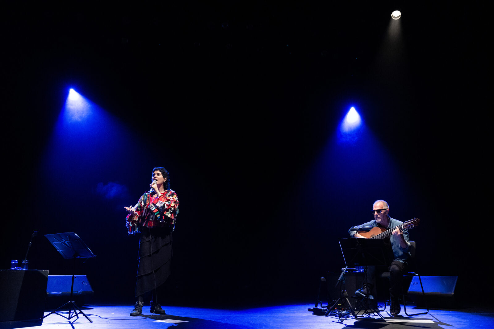 Swami Jr. and Luísa Lacerda at Sesc Belenzinho